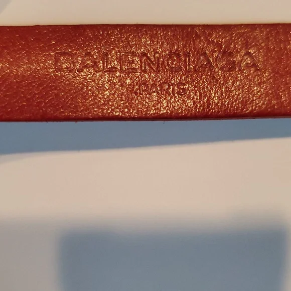Balenciaga Red Leather Tassel Keychain - Picture 4 of 6